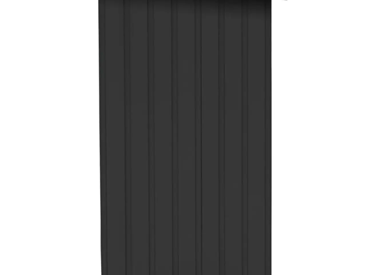 Billede 4 - Brændeskur til haven 163×83×154 cm - galvaniseret stål, antracitgrå