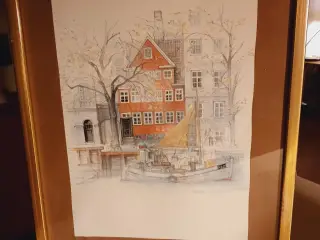 Mads Stage litografi tryk