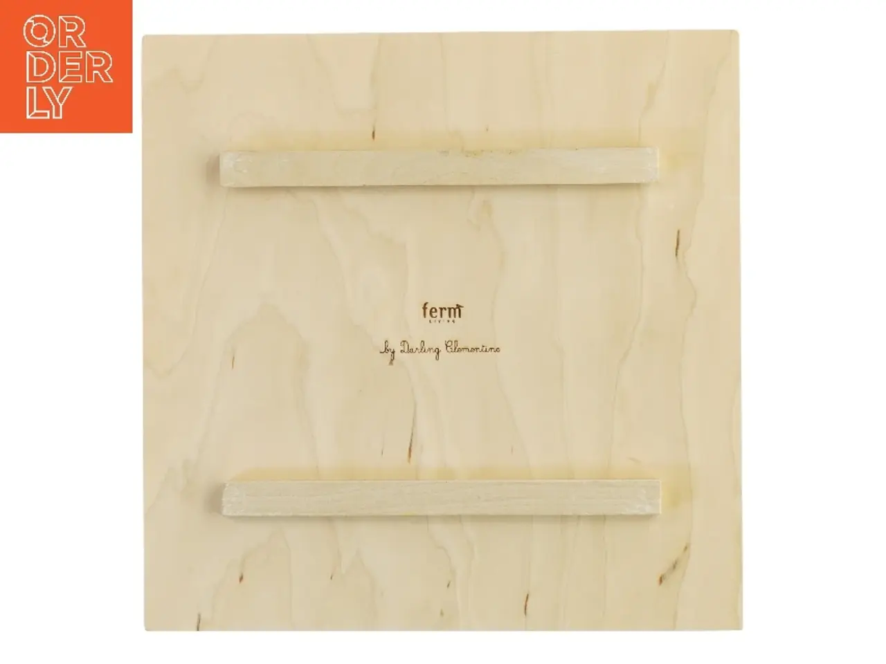 Billede 3 - Illustreret træbillede fra Ferm (str. 25x25 cm)