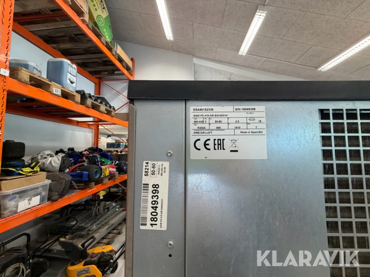 Billede 11 - Isterningmaskine GGM Gastro GGM FD 415 AIR/EWI403VH med EVI500 isbeholder