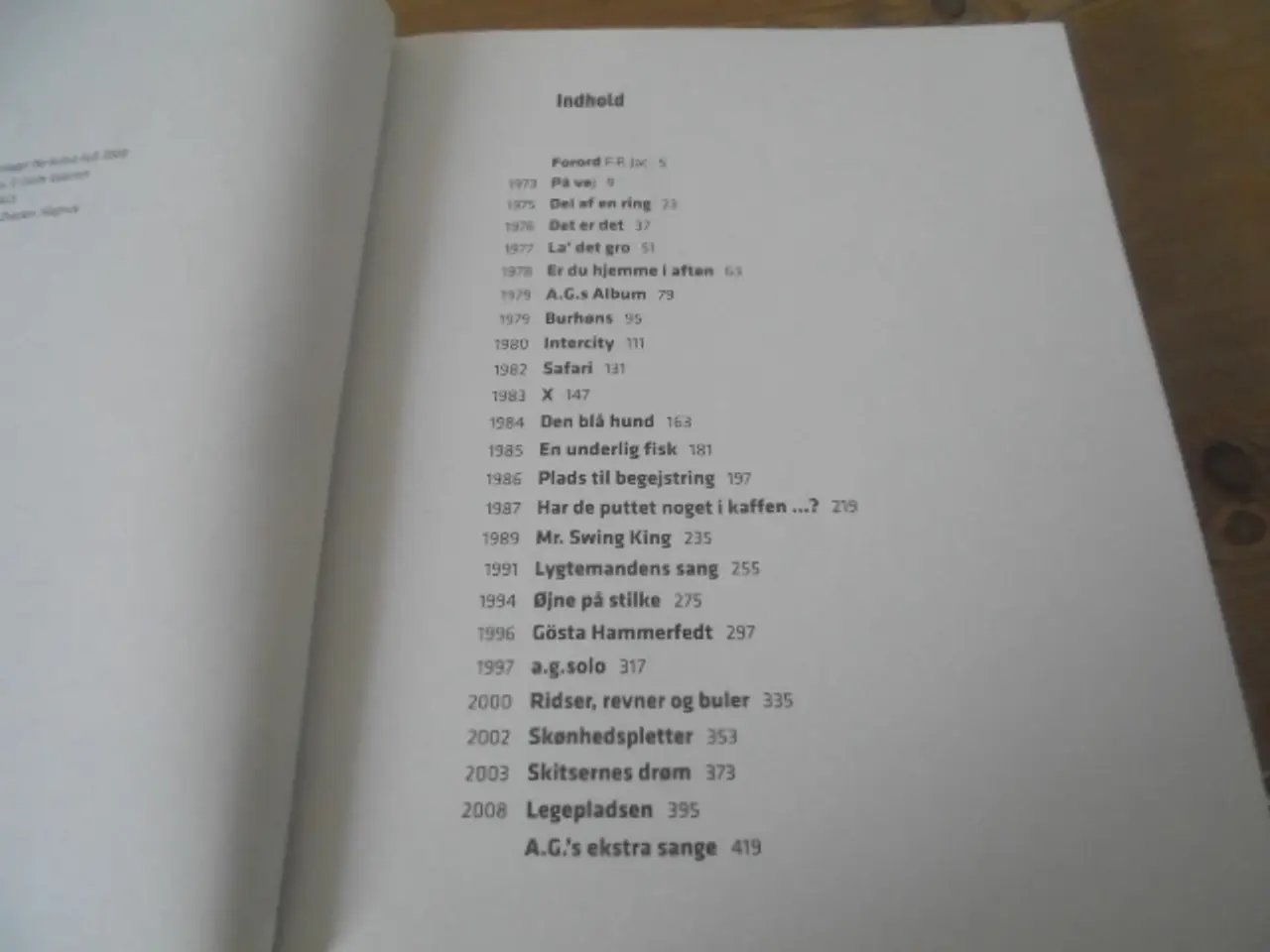 Billede 3 - Alle Peter A.G.s sange – 1966-2008