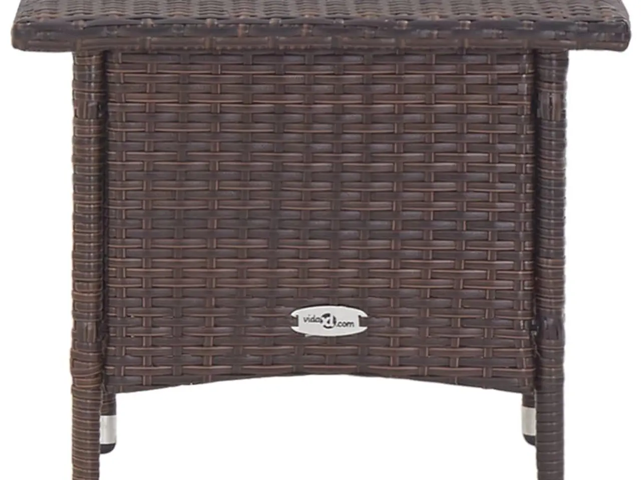 Billede 2 - Tebord 50 x 50 x 47 cm polyrattan brun
