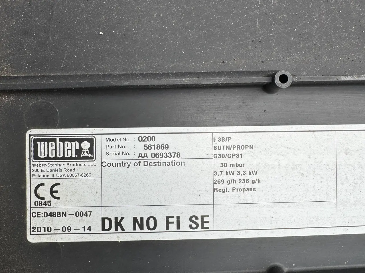 Billede 3 - WEBER Q200 med Stativ