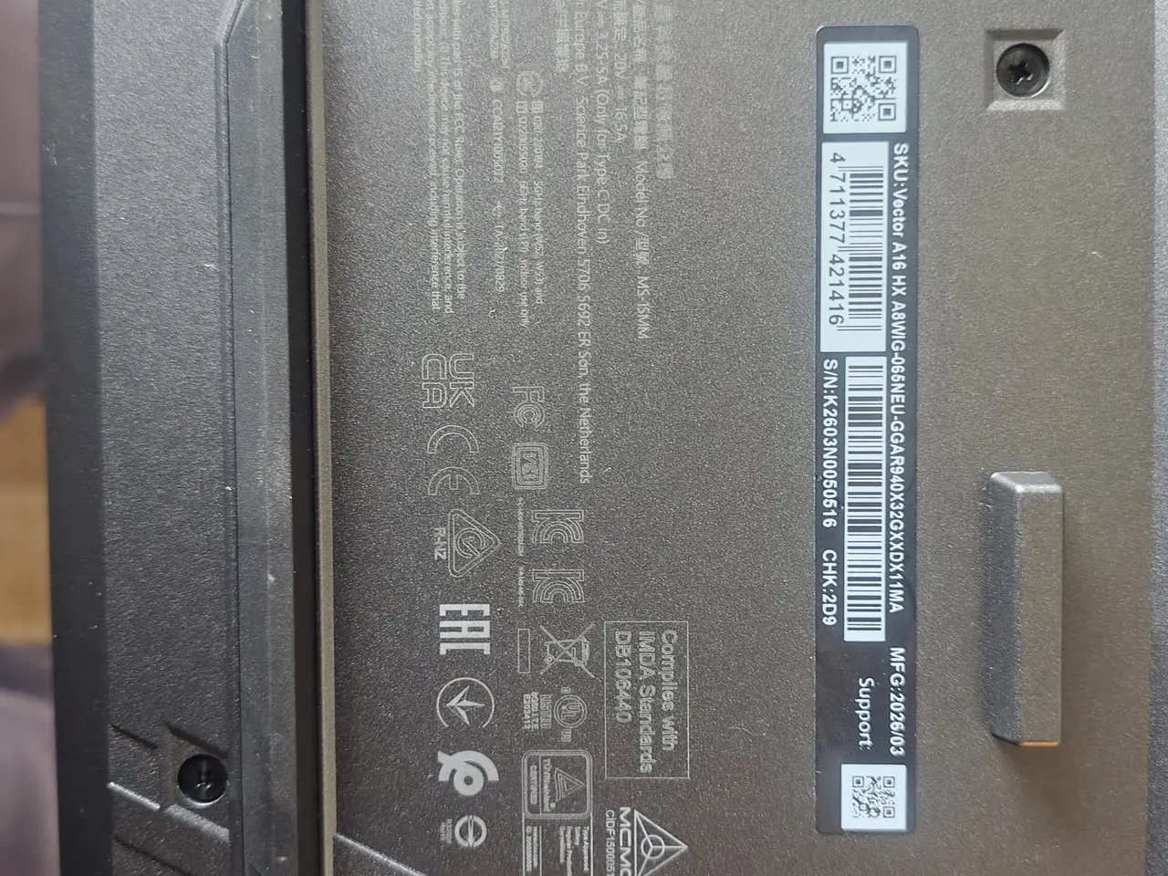 Billede 3 - MSI GAMER BÆRBAR RTX 5080