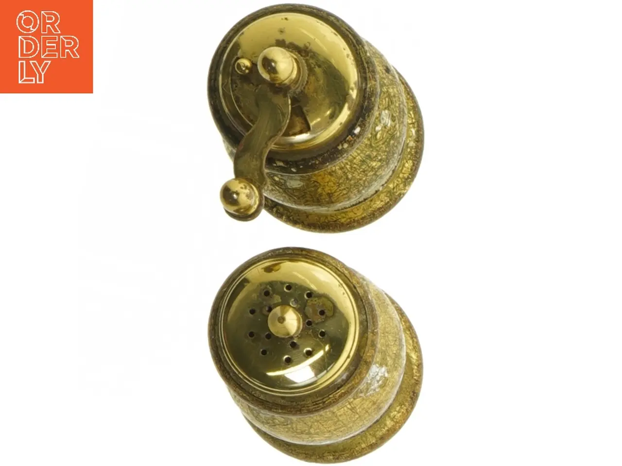 Billede 3 - Antikke salt- og peberkværne (str. 10 cm)