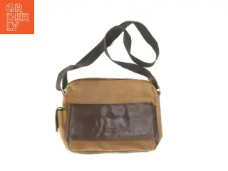 Brun Læder skuldertaske fra Linea Pelle (str. 35 x 23 cm)