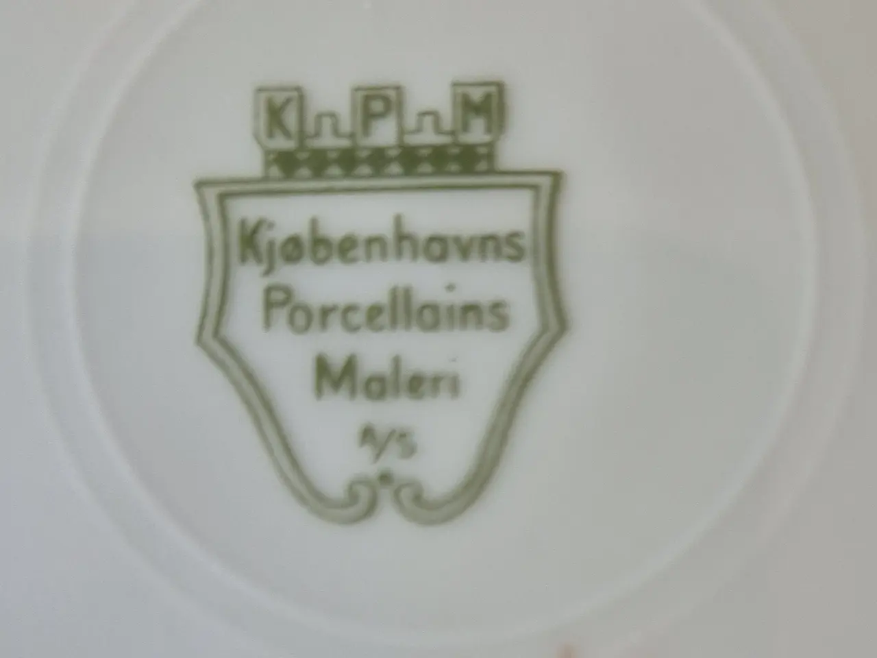 Billede 2 - Dyb tallerken - KARUP - Københavns Porcelæn Maleri