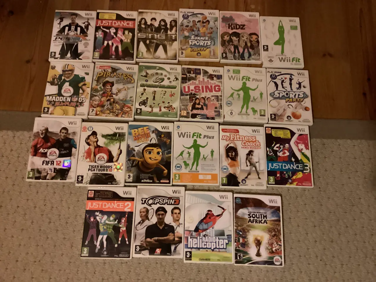 Billede 1 - Wii spil. Alle for 250kr.