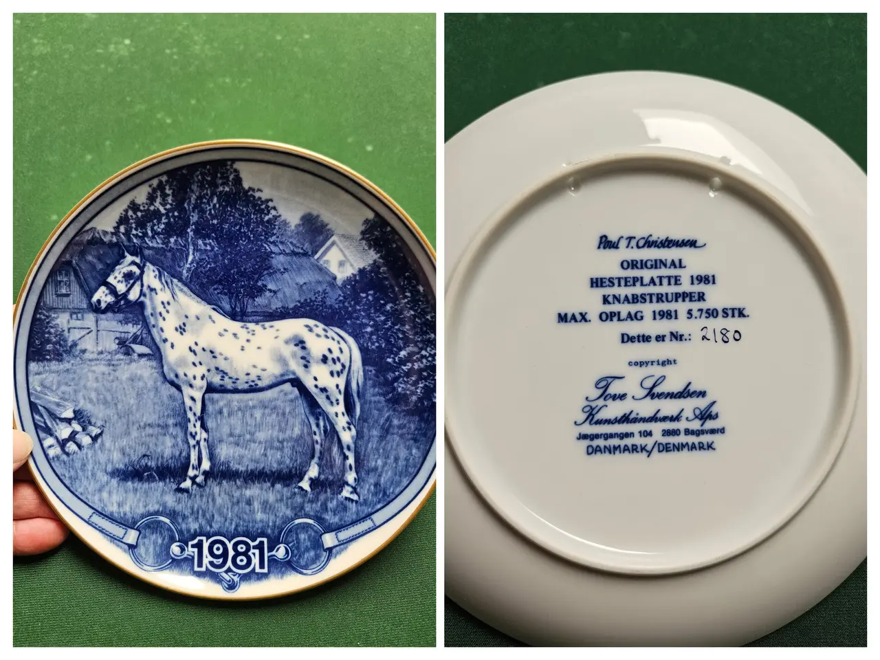 Billede 5 - 5 stk. hesteplatter 1978-1982