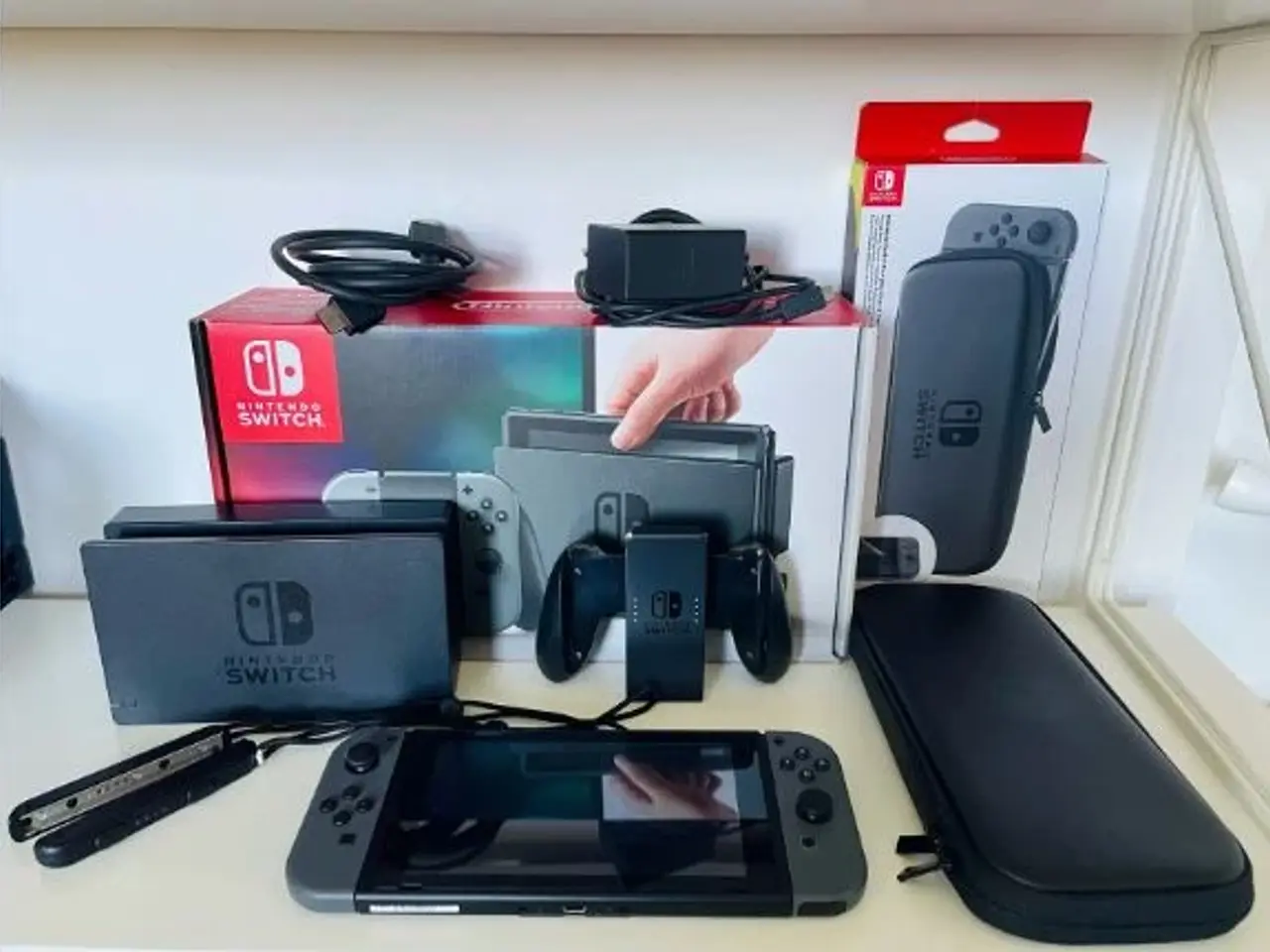 Billede 1 - Nintendo Switch Black/Grey Edition