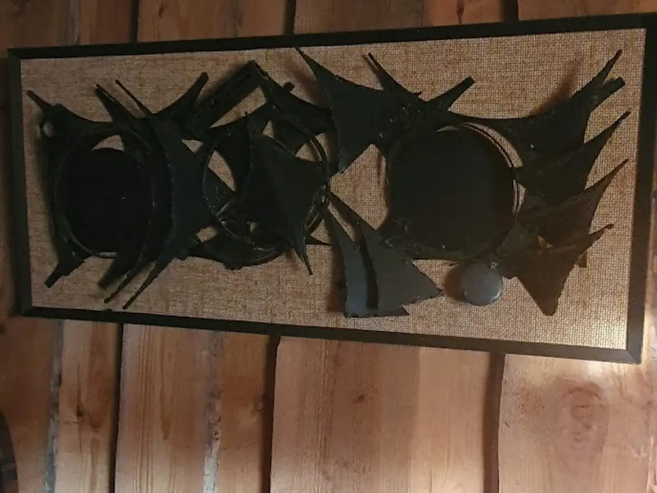 Billede 2 - Rustik relief - Metal kunst til væg. 