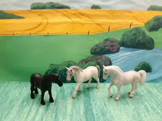 3 Schleich Heste