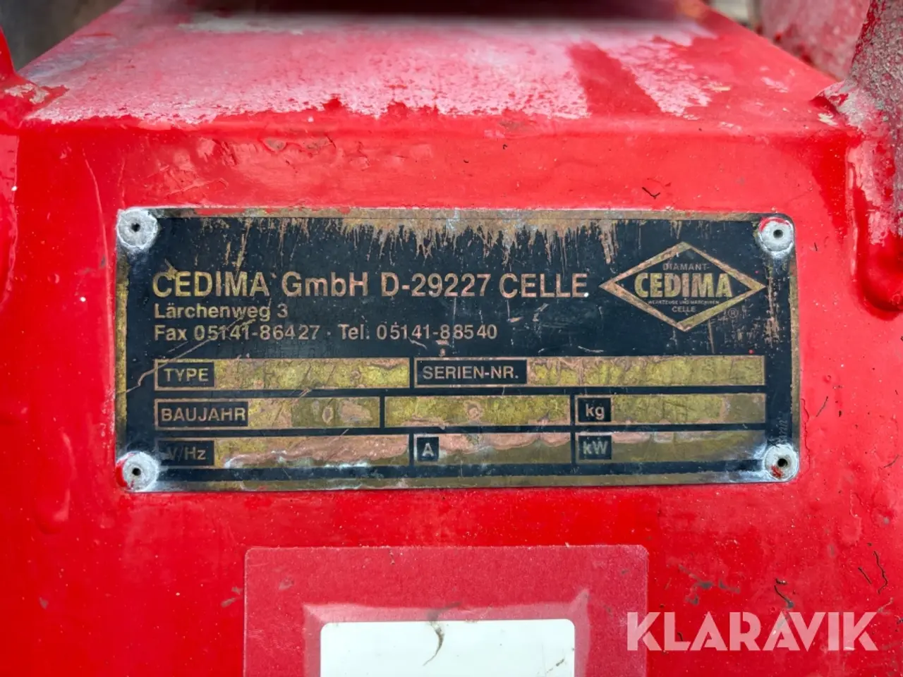 Billede 5 - Fugeskæremaskine Cedima CF22E - 1 styk
