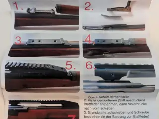 Picatinny rail til Schmidt–Rubin rifler (Ikke K31)