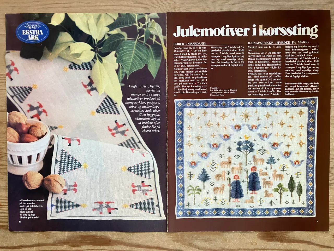 Billede 1 - Julebroderier i korssting