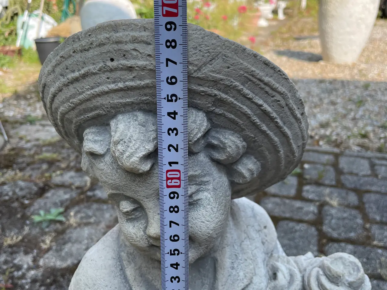 Billede 2 - Smuk havefigur / marmorfigur (70 cm)