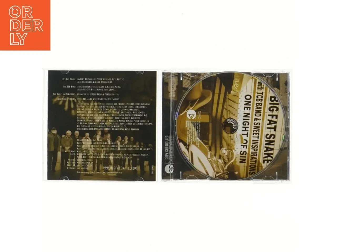 Billede 2 - Big Fat Snake: One Night of Sin CD