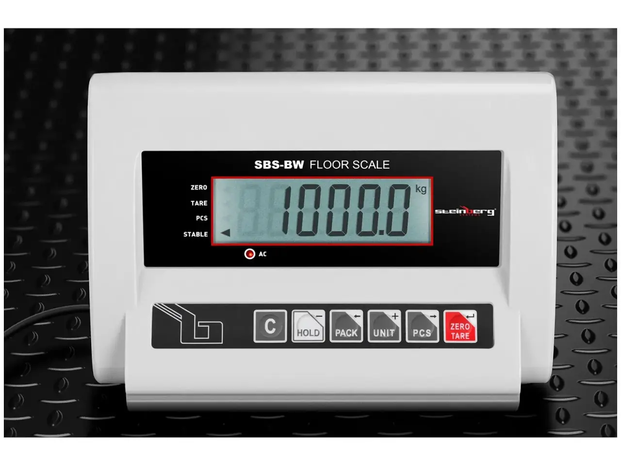 Billede 4 - Gulvvægt ECO – 1000 kg / 0,5 kg – LCD