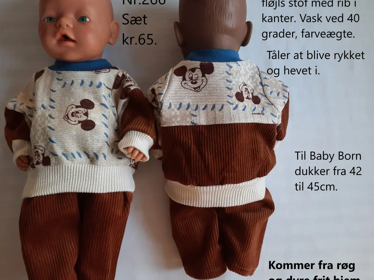 Billede 14 - Baby Born jeans sæt, joggingsæt og sko.