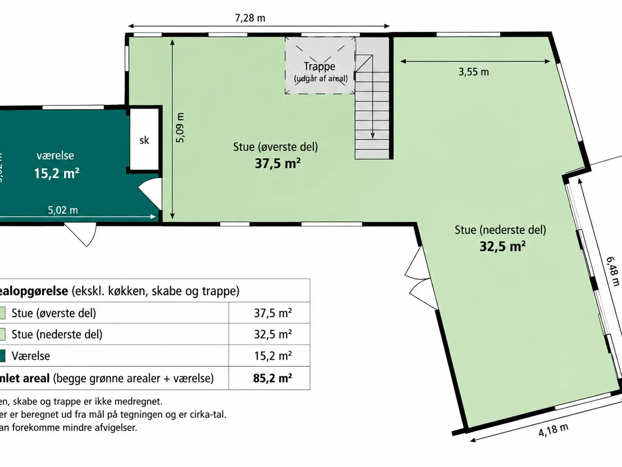Billede 7 - 85 m² Eksklusivt Trip Trap trægulv