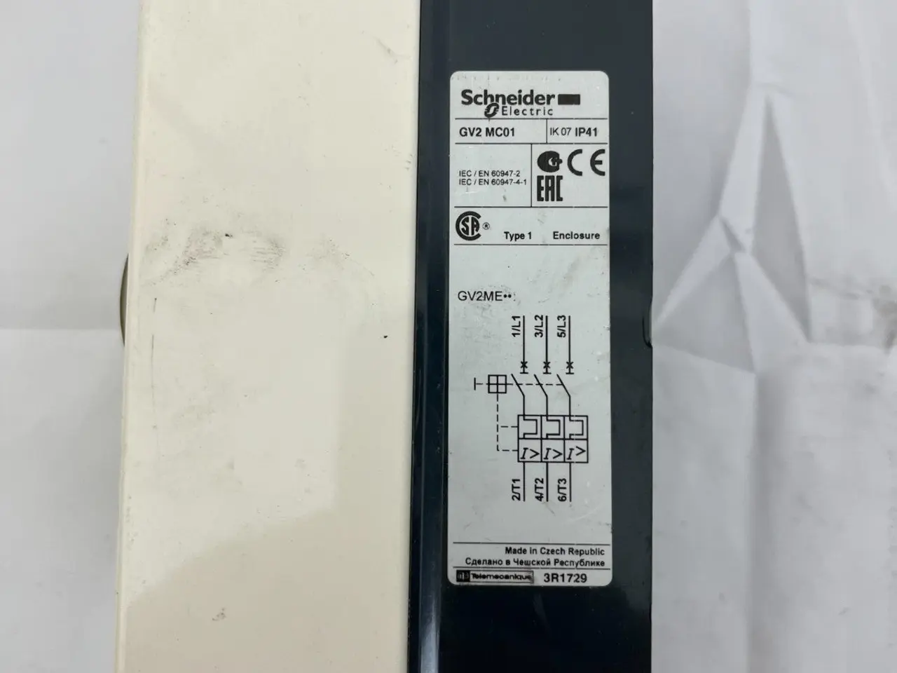 Billede 6 - Schneider Electric GV2 MC01 Motor Starter kabinet