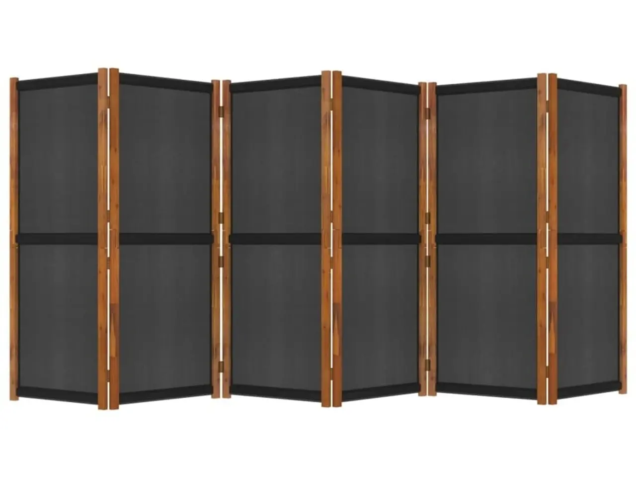 Billede 5 - 6-panels rumdeler 420x180 cm sort