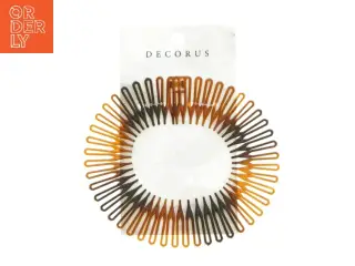 Sæt af hårspænder fra Decorus (str. Ø 12 cm)