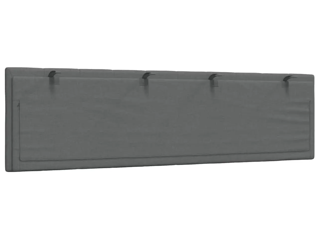 Billede 6 - Gavlpude Hanko 180 cm stof mørkegrå