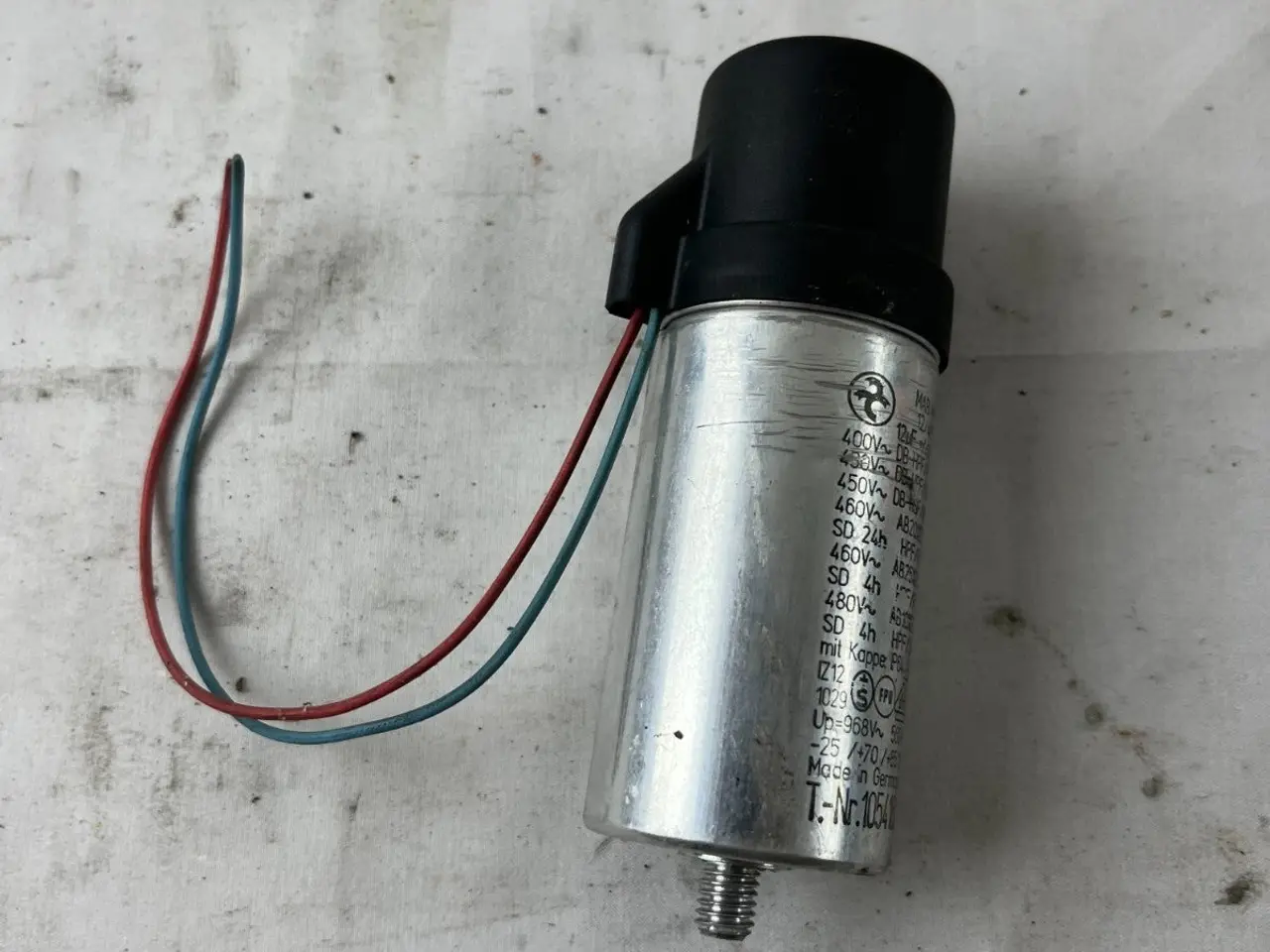 Billede 4 - MAB MP 12/400 12µF 400–480V Motor Run Capacitor in