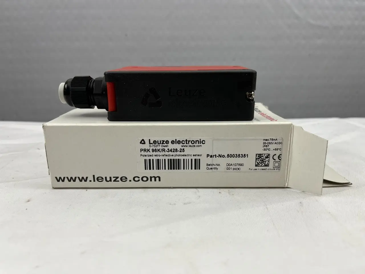 Billede 3 - Leuze PRK 98/KR-3428-25 Retro-Reflective Sensor
