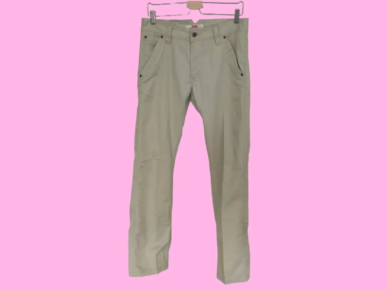 Billede 1 - Levi's Woman's Off White High Cut Carpenter pants