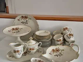 Kaffestel Brun Orkidé