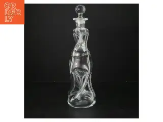 Glaskaraffel med prop (str. 32 cm)