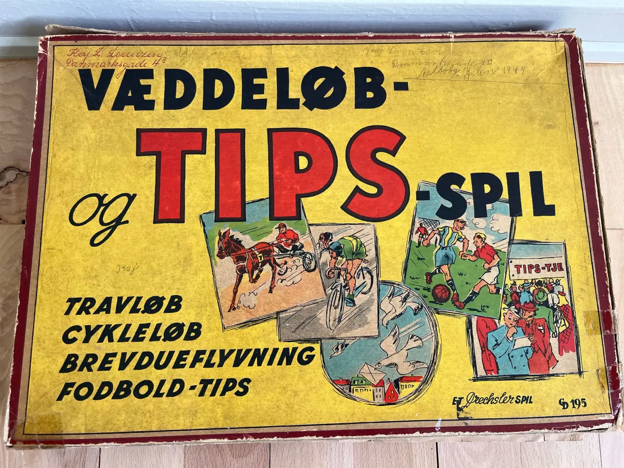 Billede 1 - Væddeløb- og tips-spil fra 1949