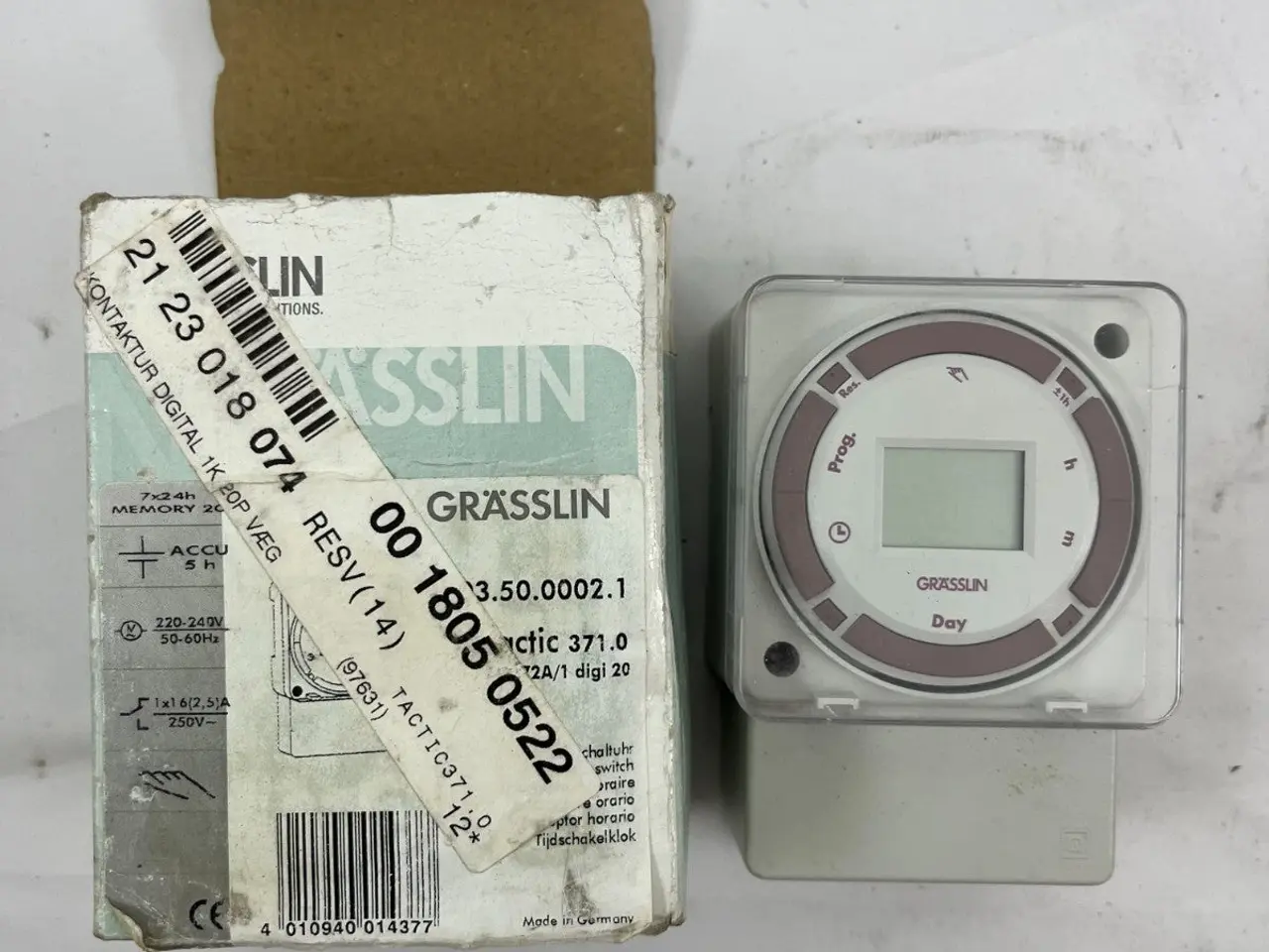 Billede 2 - Grässlin MIL72A/1-DIGI20 Digital Timer 230V 20 DIN