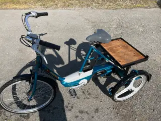 Tre hjulet Hean Power Hybridel cykel uden batteri