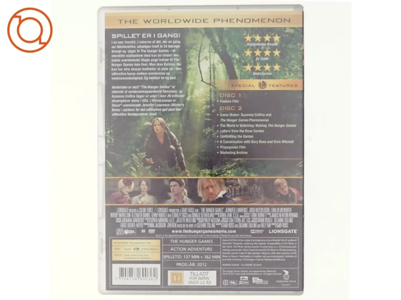Billede 3 - HUNGER GAMES 2 DISC