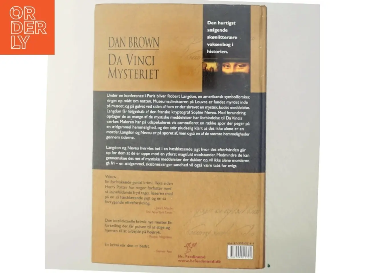 Billede 3 - Da Vinci Mysteriet af Dan Brown (Bog)