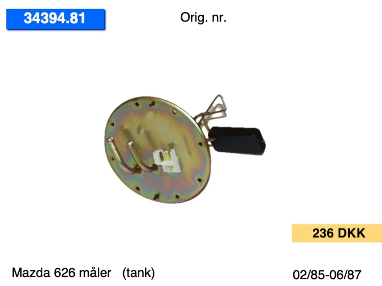 Billede 7 - Mazda 626 GB-GC (78-87) tanke