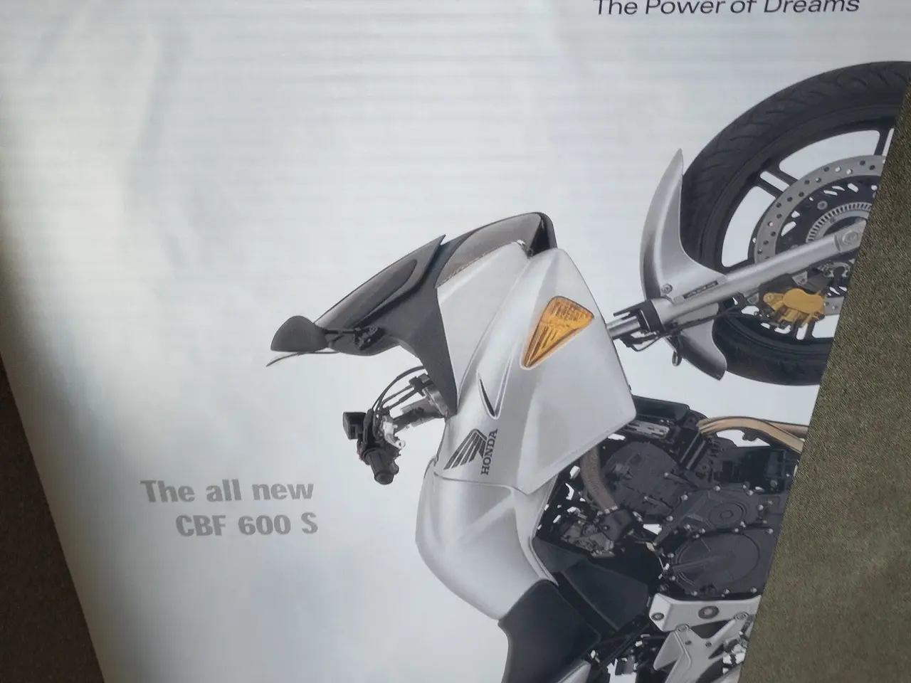 Billede 2 - Vægophæng i stof til Honda CBF 600 S.