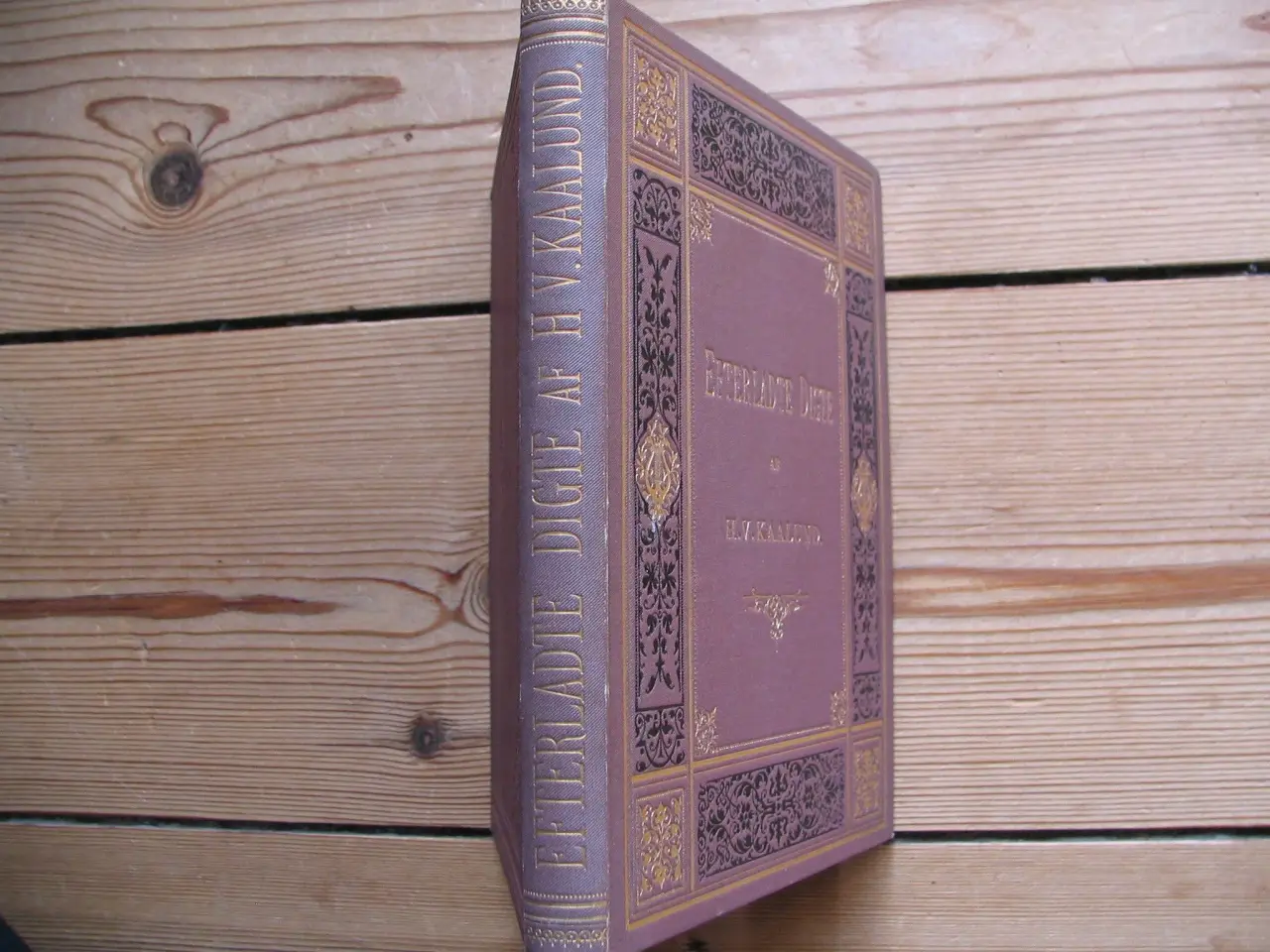 Billede 2 - H.V. Kaalund. Efterladte Digte, fra 1885