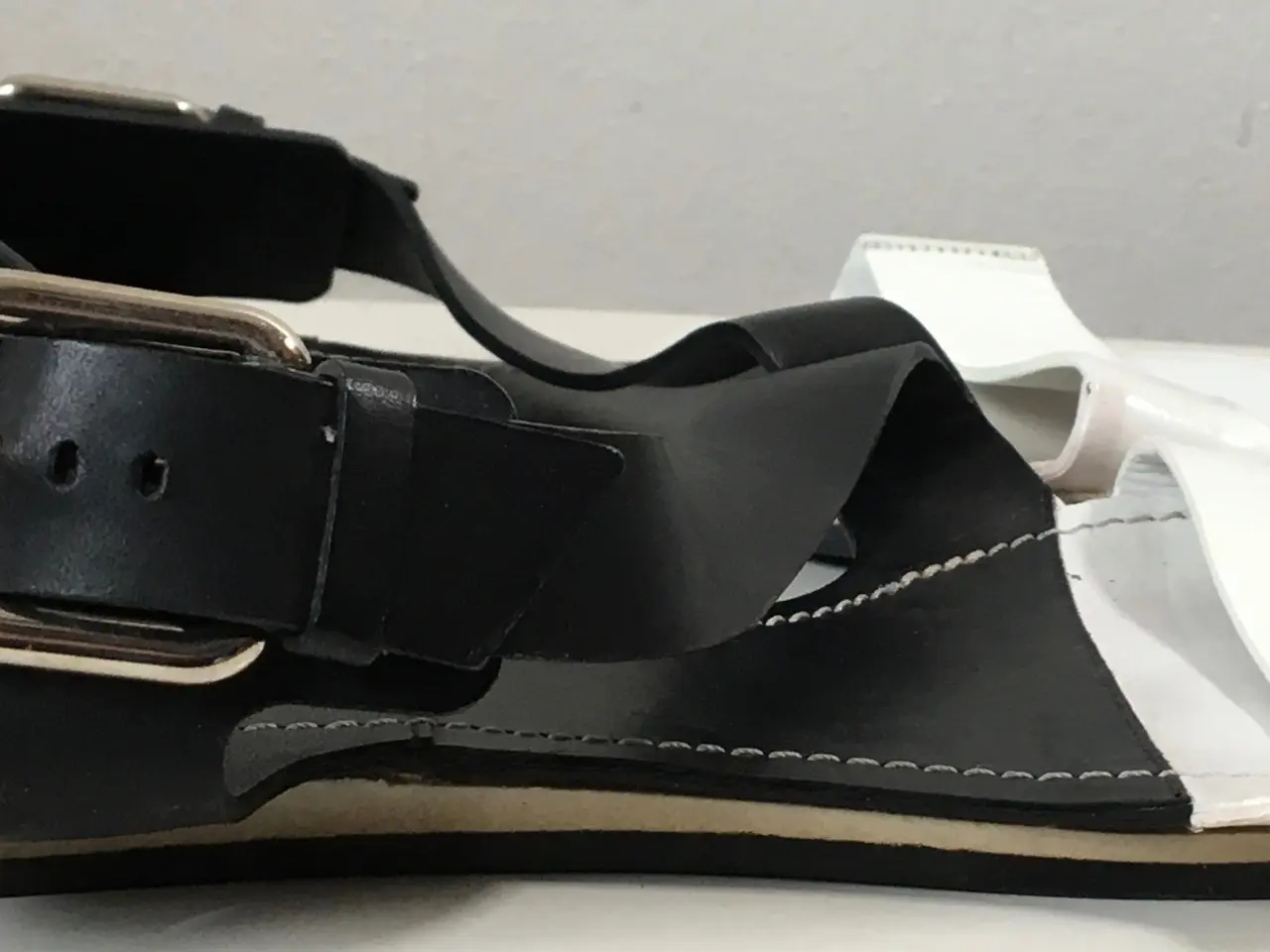 Billede 4 - Jil Sander, sort-hvide sandaler, str 37,5
