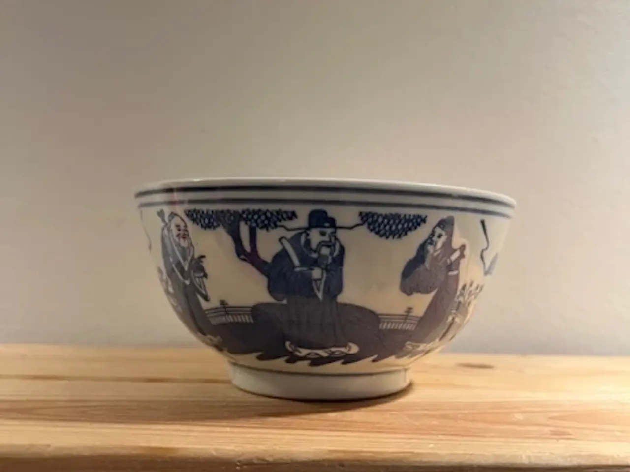 Billede 7 - Sæt med 5 smukke kinesiske porcelænsskåle–Blå&hvid