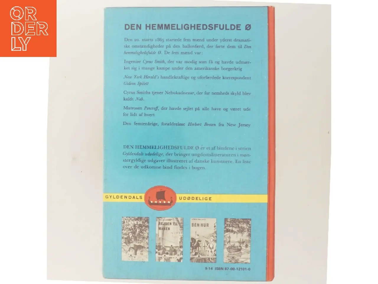 Billede 3 - Den hemmelighedsfulde Ø af Jules Verne (Bog)