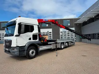 MAN TGM 26.290 6X2-4, Knæklad