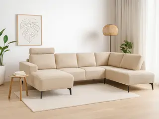 Copenhagen Hjørnesofa med chaiselong Venstrevendt - Fløjl