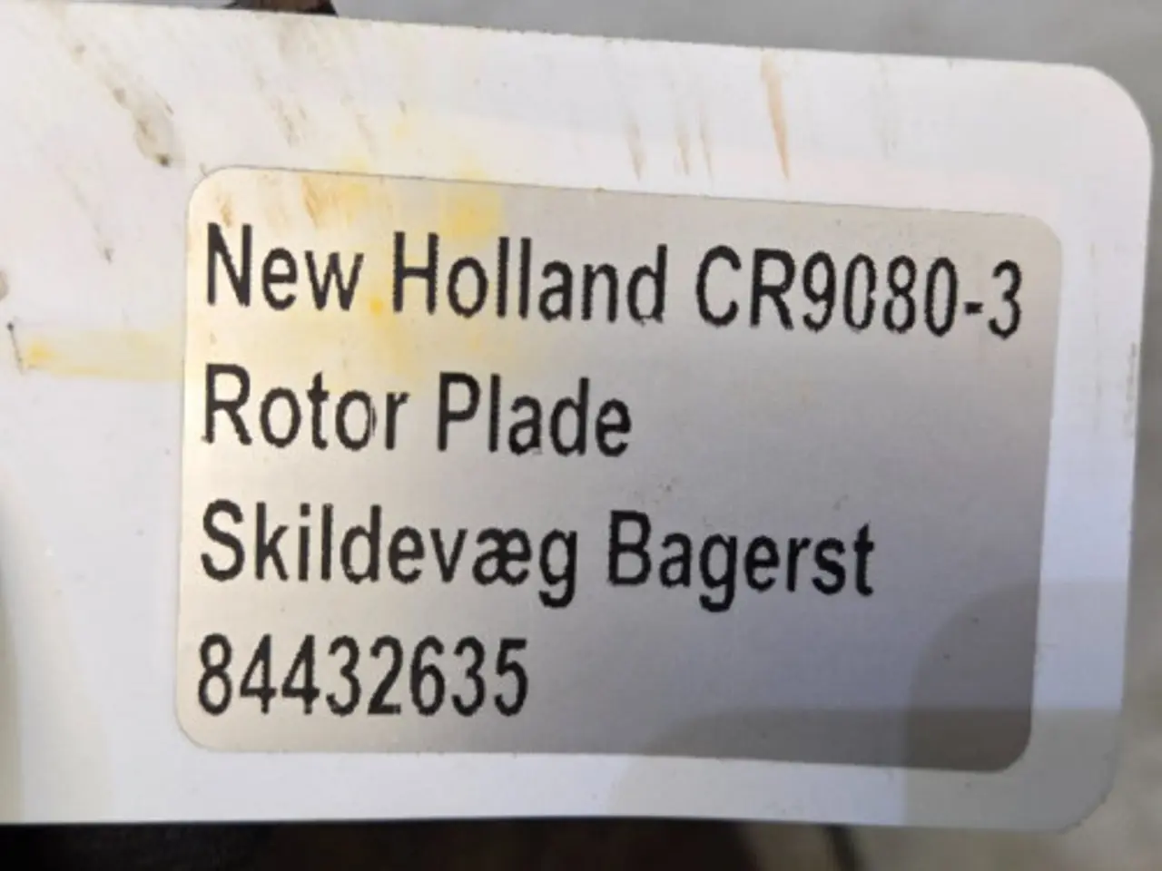 Billede 12 - New Holland CR9080 Plade 84432635