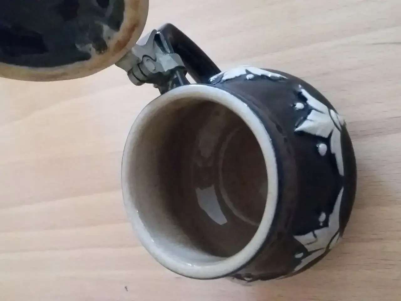 Billede 2 - Blå Porcelæns krukke m.låg