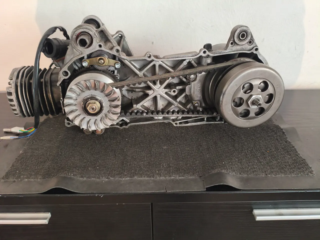 Billede 2 - kort minarelli 50cc motor med kick &Baghjul