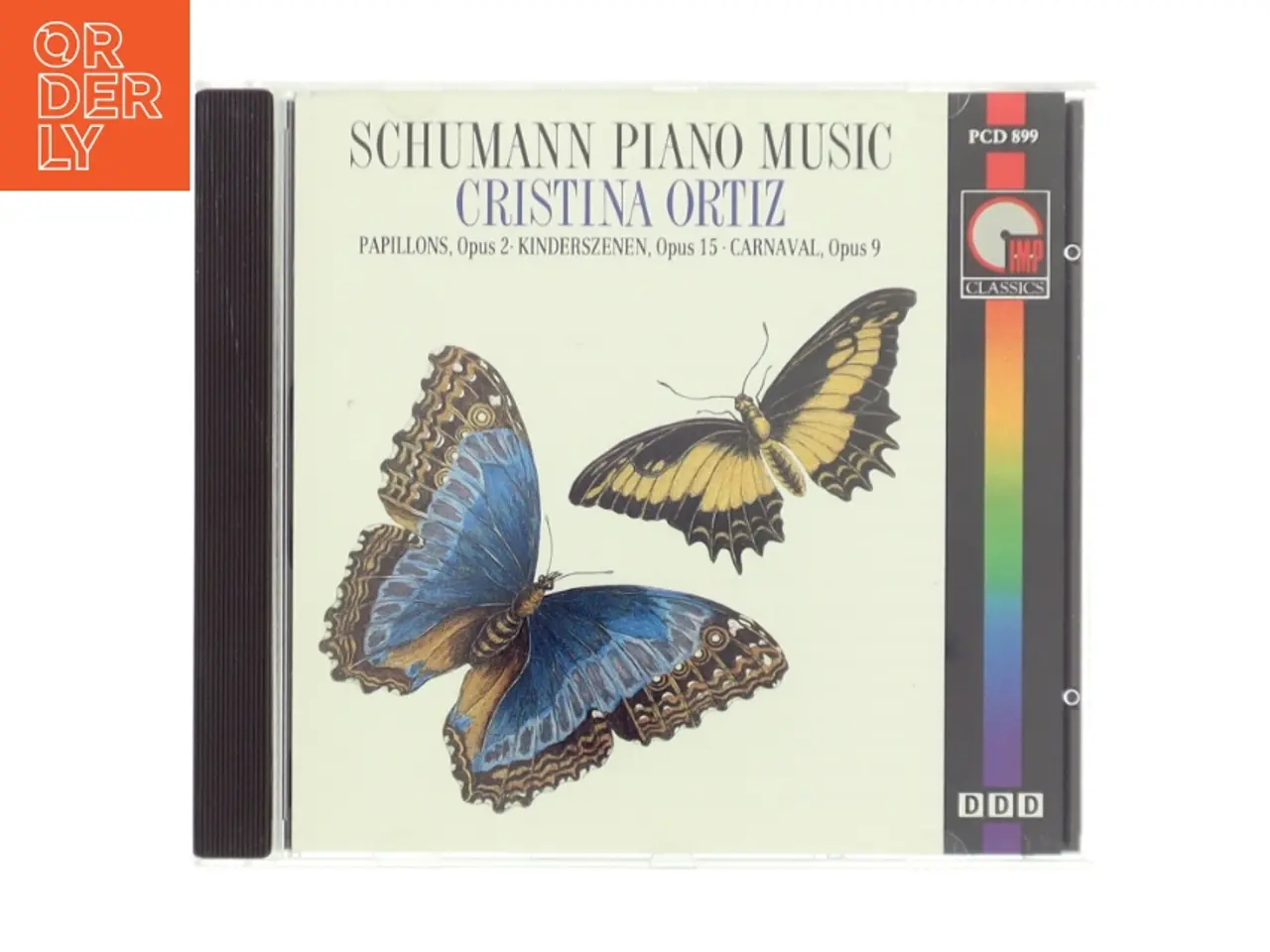 Billede 1 - Papillons+Carnaval+Kinderszenen / C.Ortiz med Cristina Ortiz (DVD)